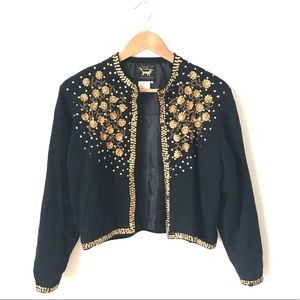 VTG Gold sequin cardigan - I Did It by Matthew H